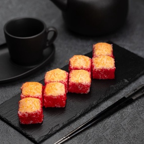 Запеченный сливочный с креветкой